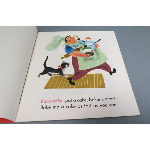 Baby's Mother Goose A Little Golden Read and Hear with 45 RPM Record 1948 - Picture 8 of 10